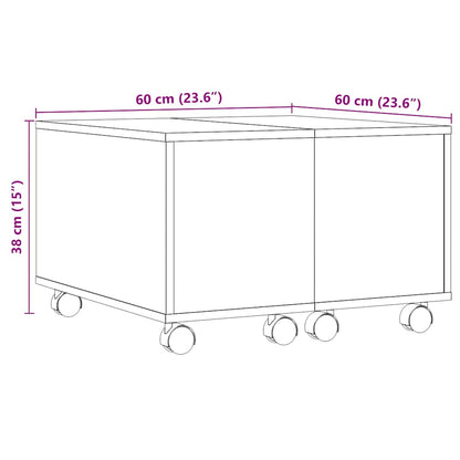Soffbord Artisan Ek 60x60x38 cm