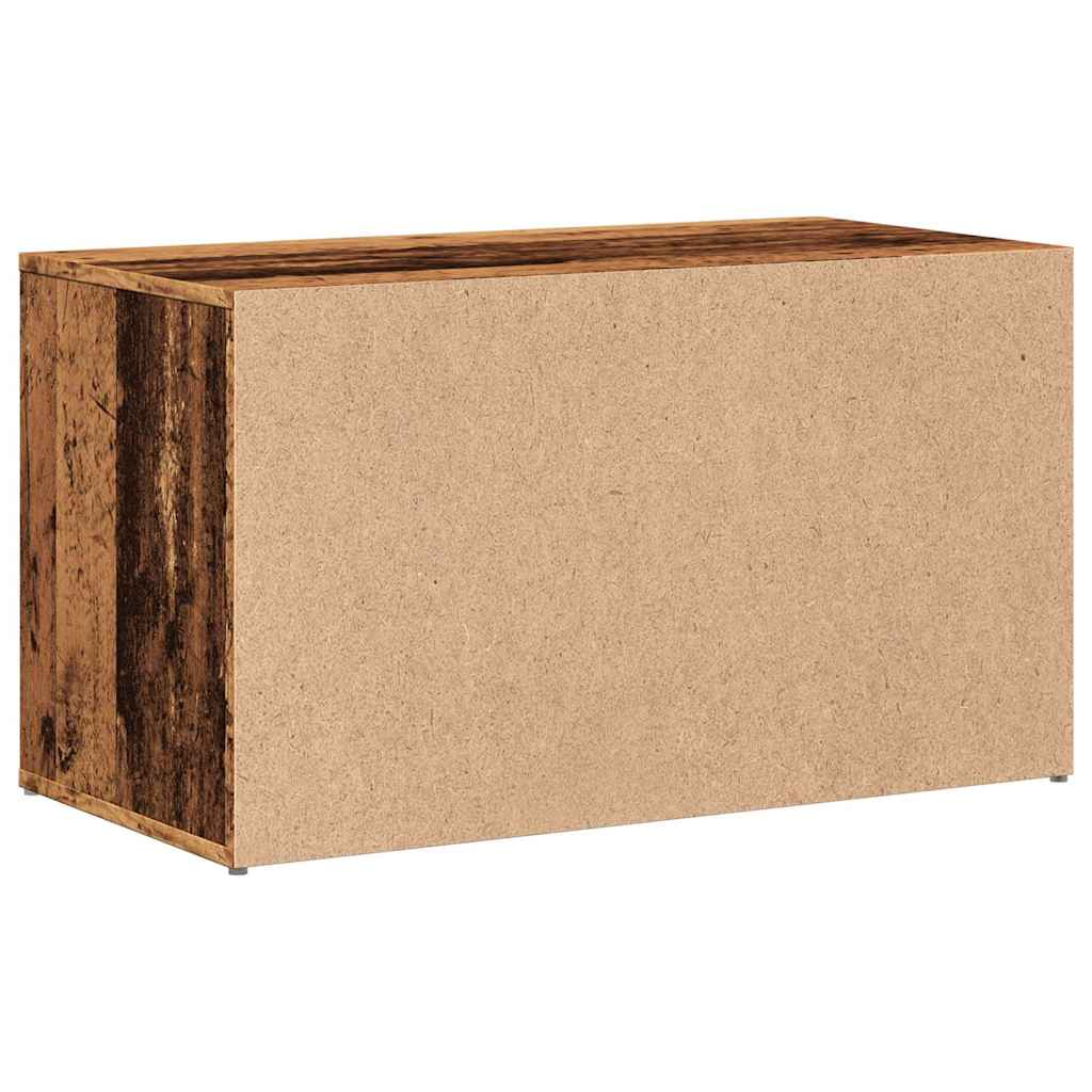 Hallbänk gammalt Trä 80x40x45 cm spånskiva
