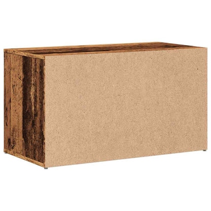 Hallbänk gammalt Trä 80x40x45 cm spånskiva