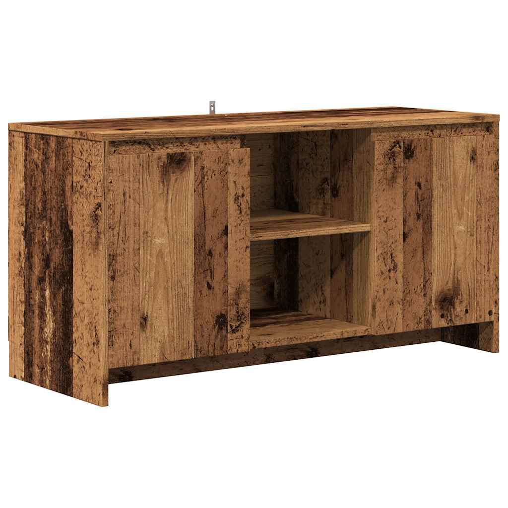 TV-Möbel Äldrat Trä TV-Bänk 102x37,5x52,5 cm
