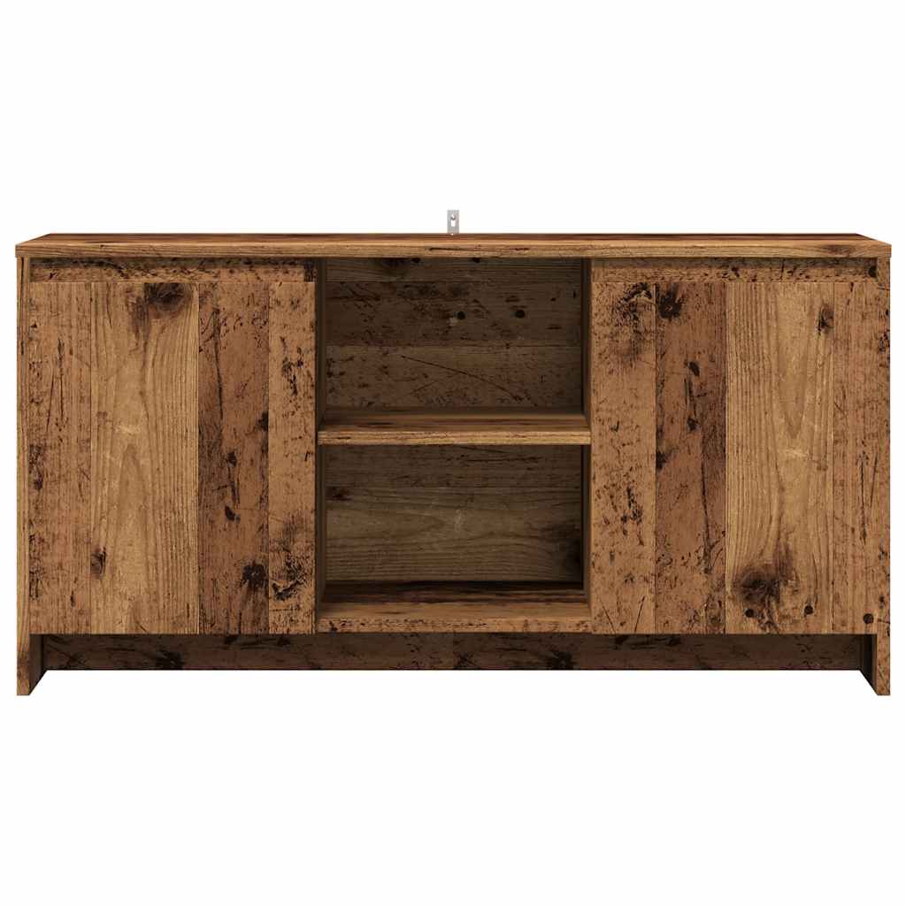 TV-Möbel Äldrat Trä TV-Bänk 102x37,5x52,5 cm