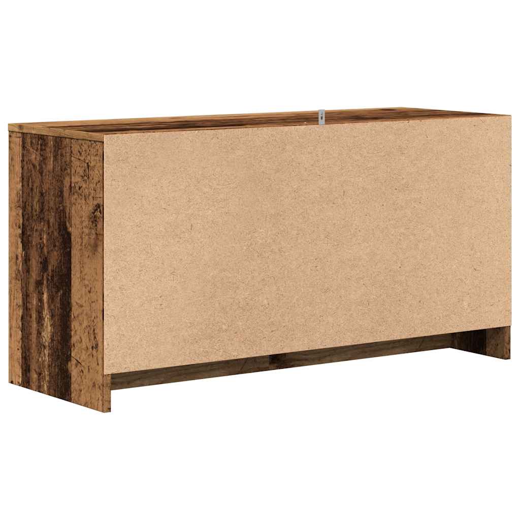 TV-Möbel Äldrat Trä TV-Bänk 102x37,5x52,5 cm