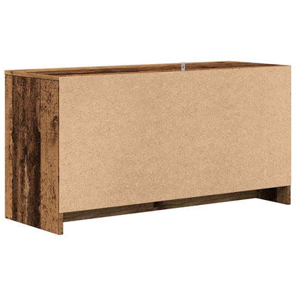 TV-Möbel Äldrat Trä TV-Bänk 102x37,5x52,5 cm