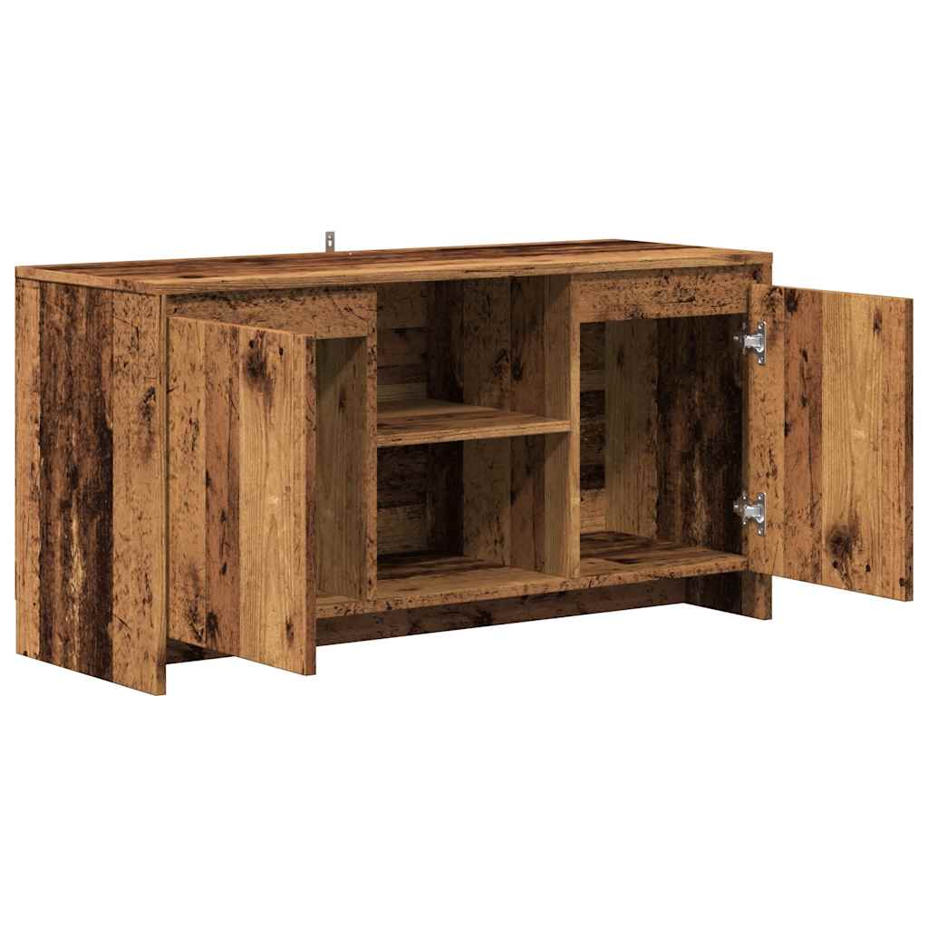 TV-Möbel Äldrat Trä TV-Bänk 102x37,5x52,5 cm