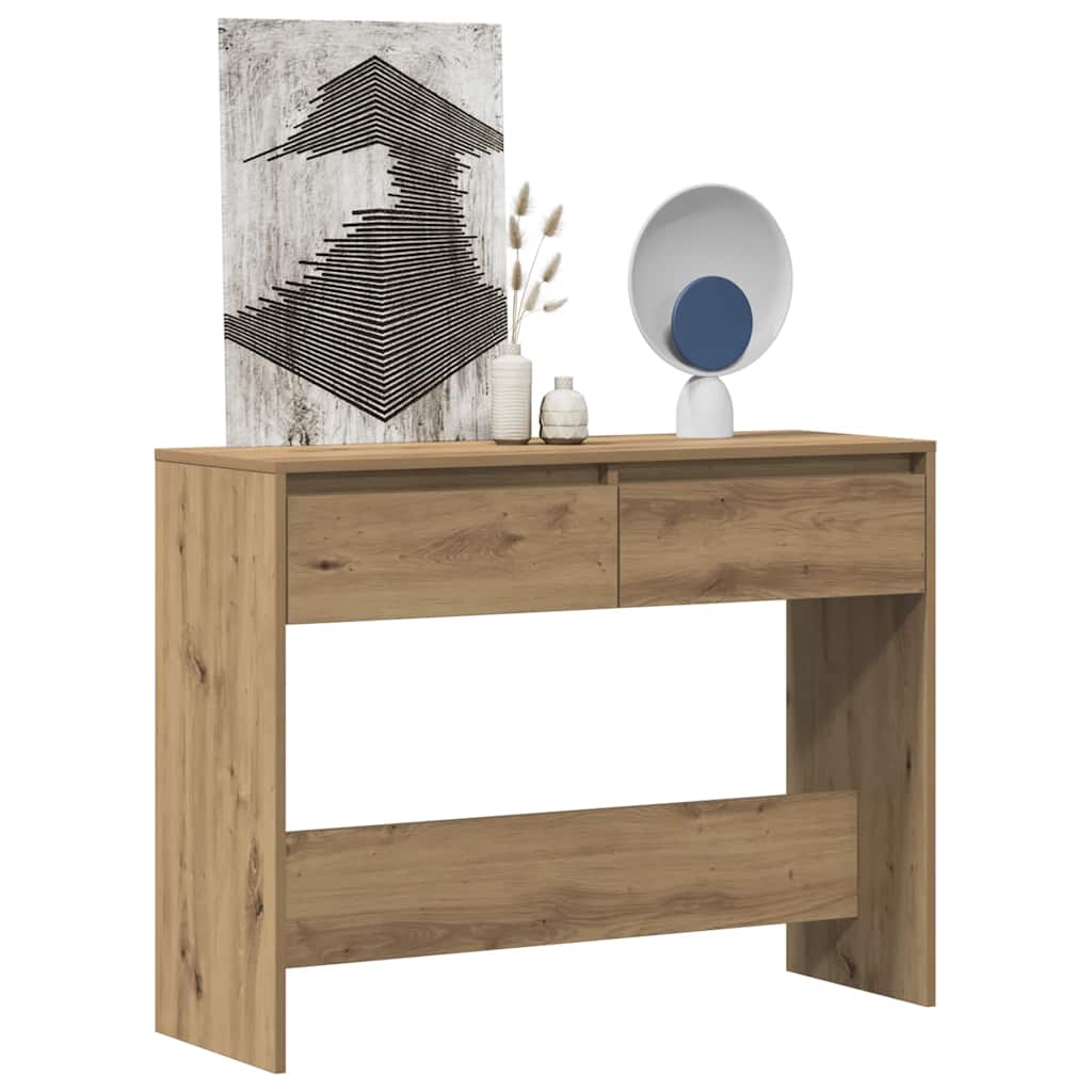 Avlastningsbord artisan ek 100x35x76,5 cm konstruerat trä