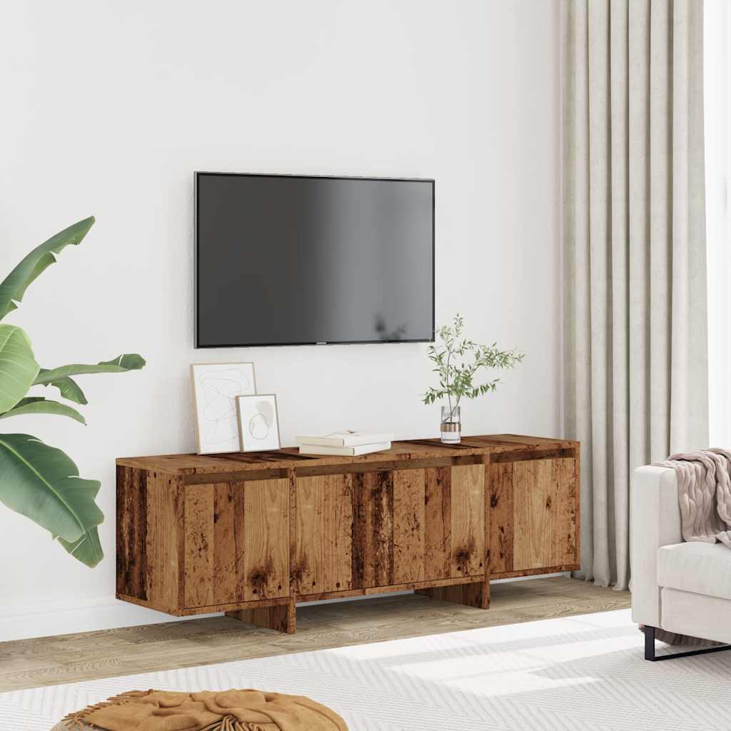 TV-Möbel Åldrat Trä TV-Bänk 120x30x40,5 cm