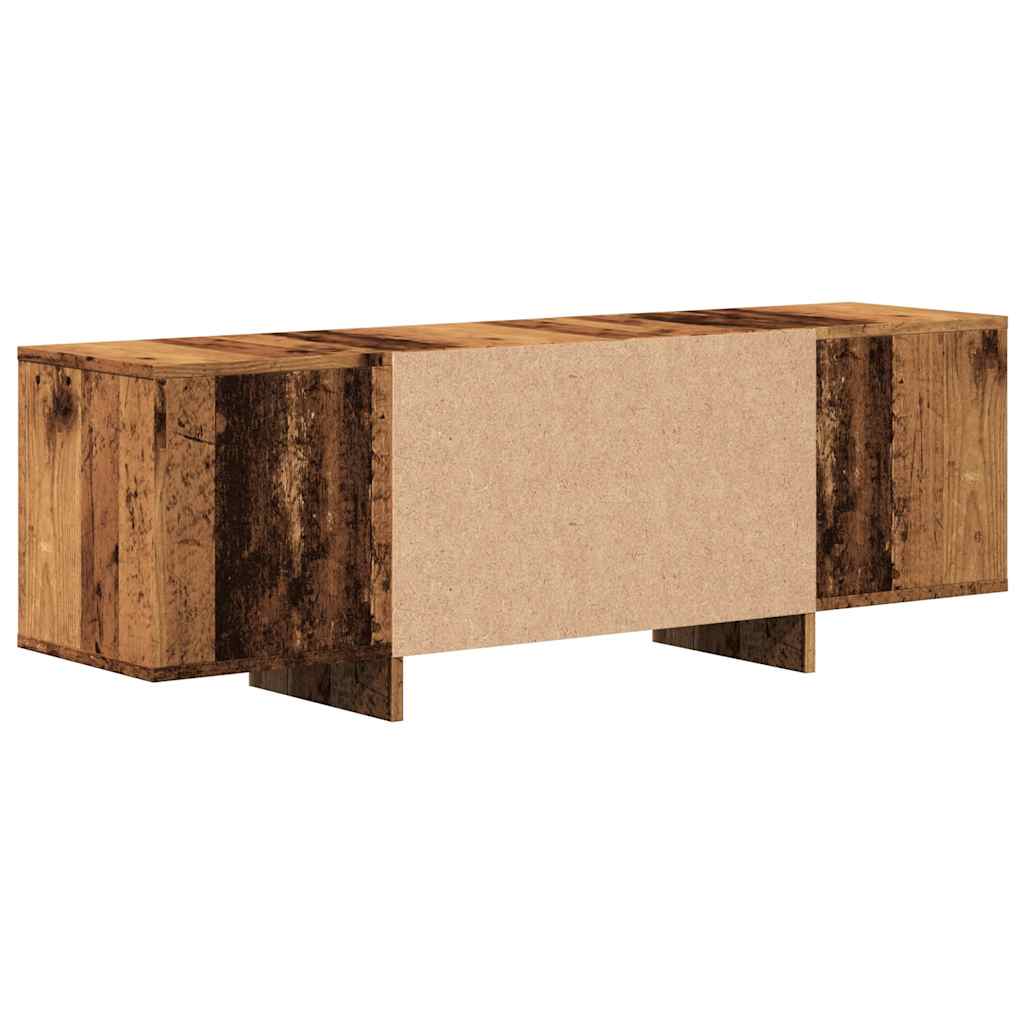TV-Möbel Åldrat Trä TV-Bänk 120x30x40,5 cm