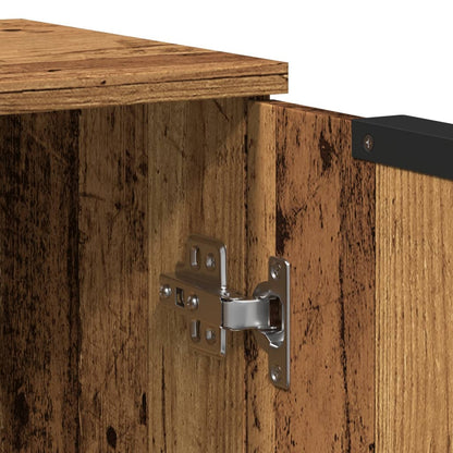 Skänk åldrat trä 60x30x70 cm konstruerat trä