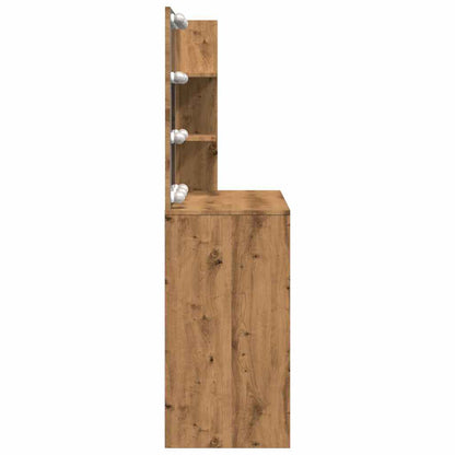 Sminkbord med LED Artisan Ek 74,5x40x141 cm