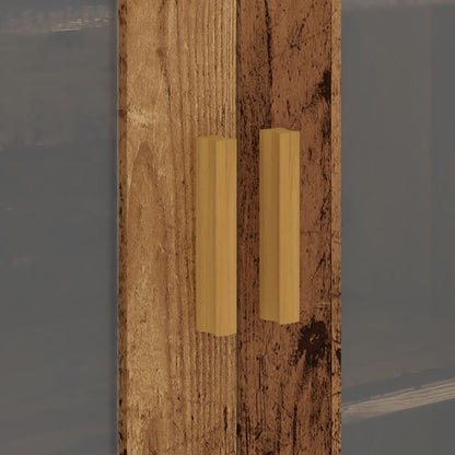 Väggskåp Åldrat Trä 69,5x34x90 cm