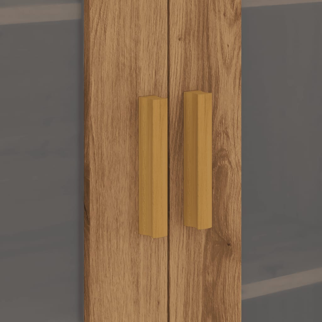 Väggskåp Brun Ek 69,5x34x90 cm