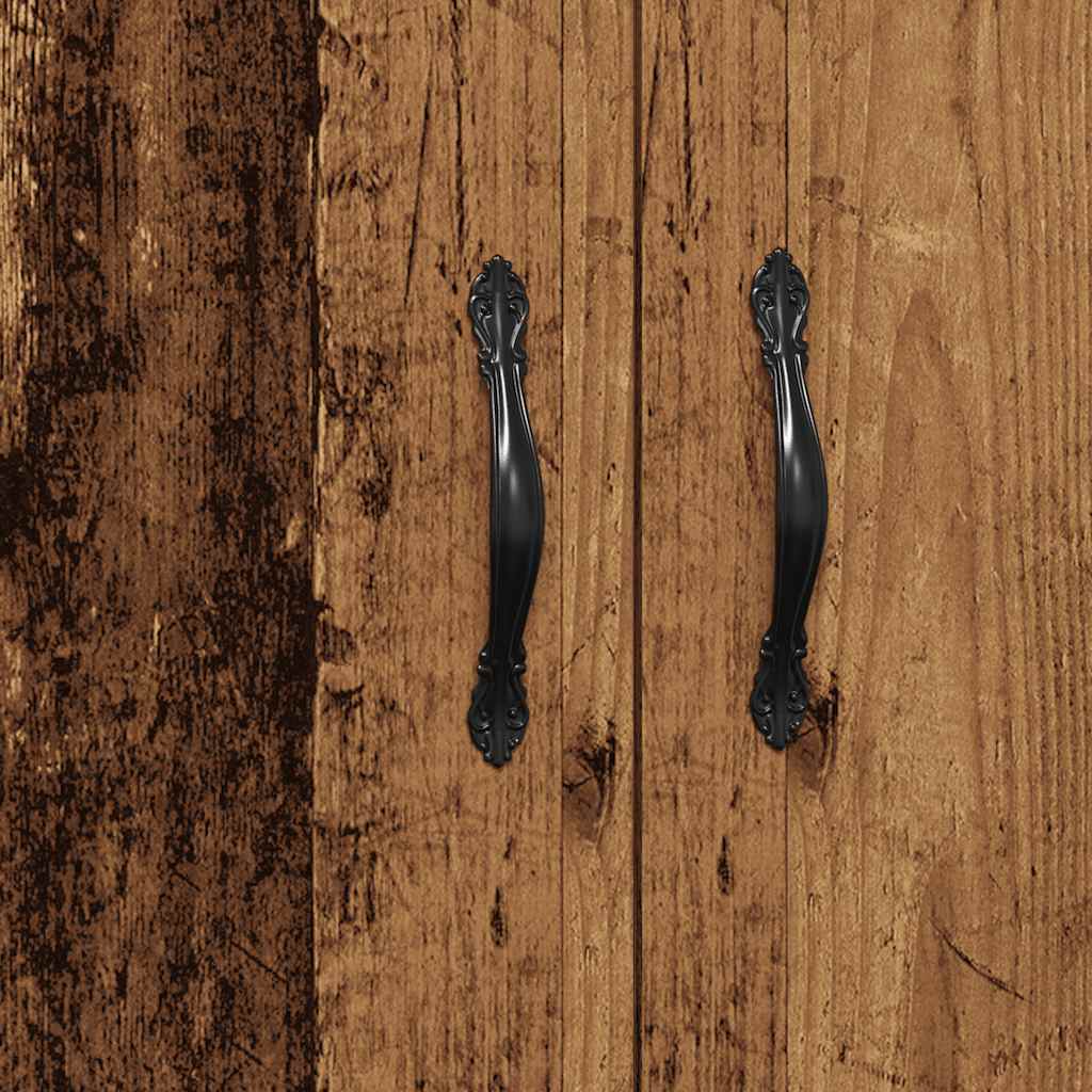 Skänk åldrat trä 69,5x34x90 cm konstruerat trä