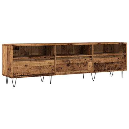 TV-Möbel Åldrat Trä TV-Bänk 150x30x44,5 cm