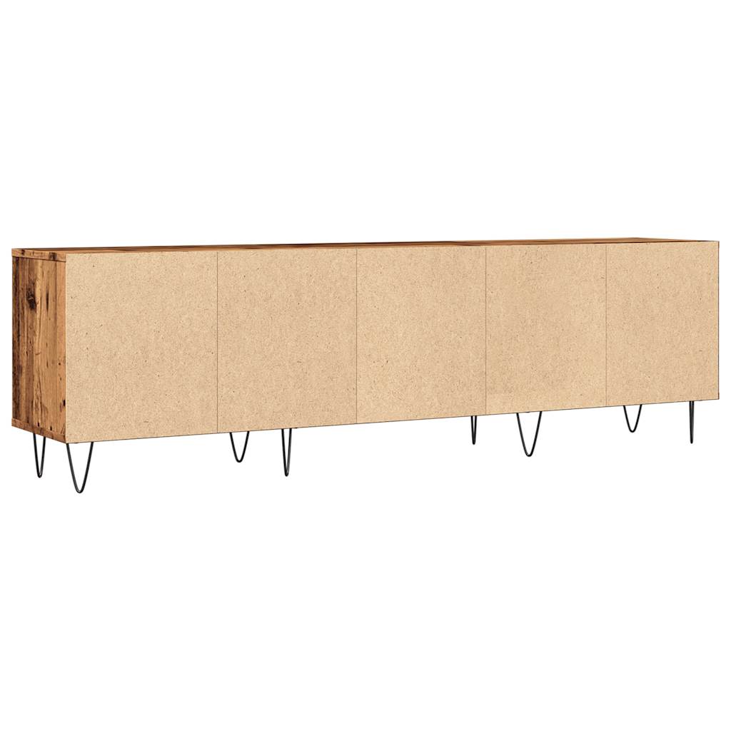 TV-Möbel Åldrat Trä TV-Bänk 150x30x44,5 cm