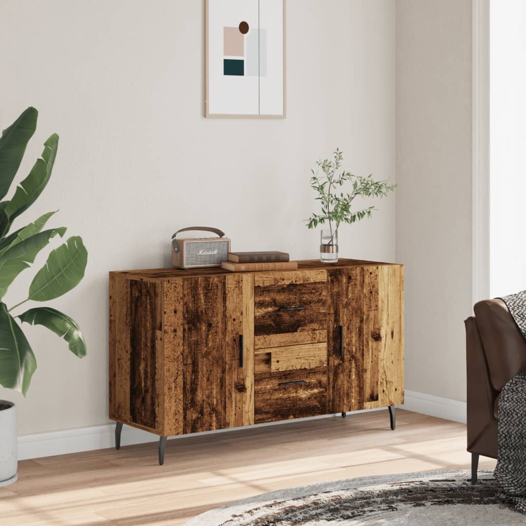 Skänk Åldrat Trä 100x36x60 cm