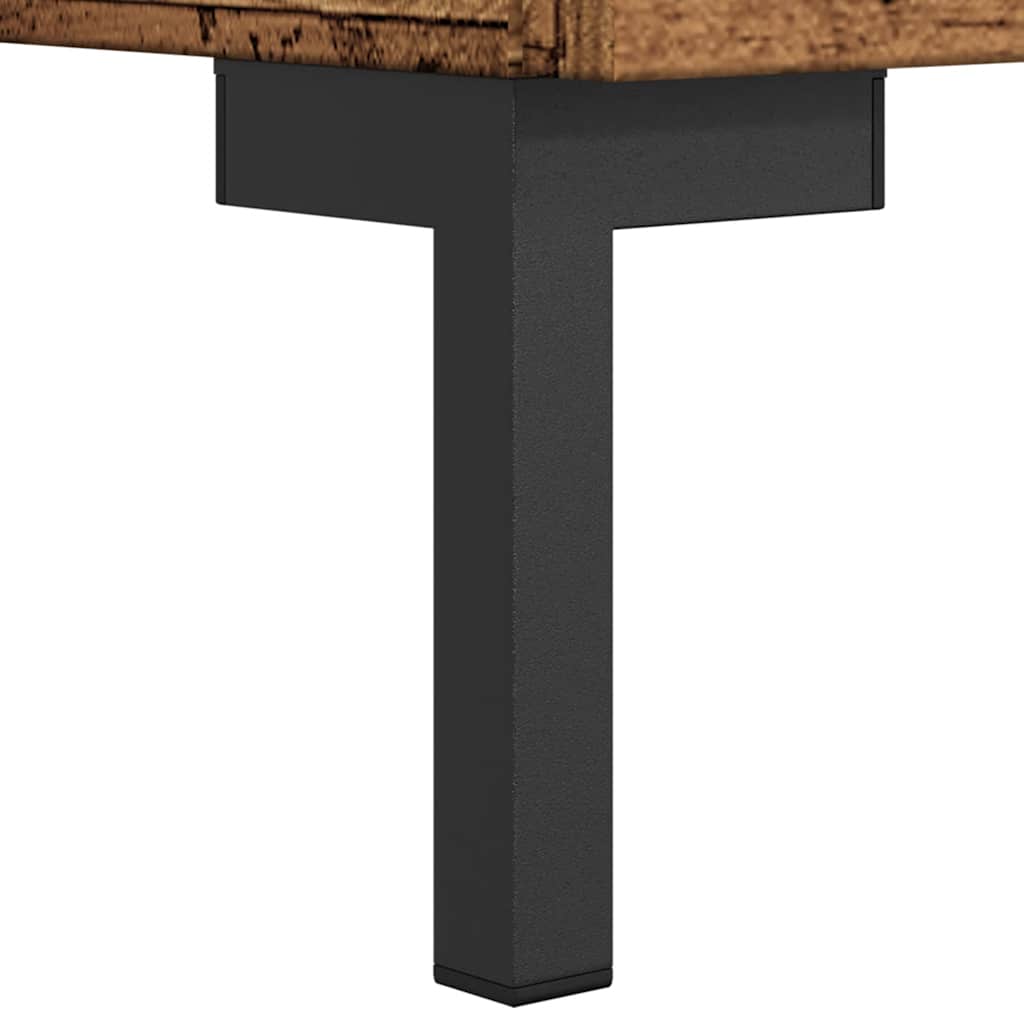TV-Möbel Åldrat Trä TV-Bänk 150x30x50 cm