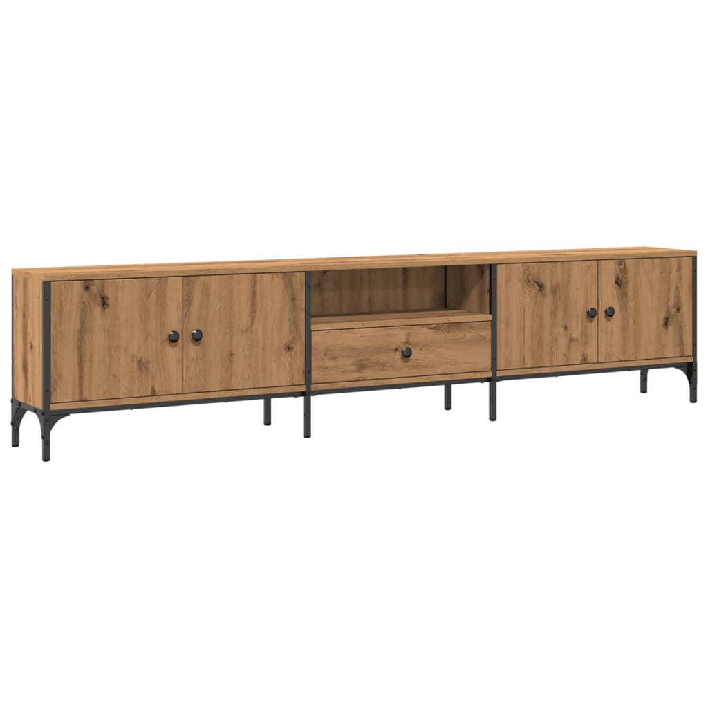 TV-Möbel Artisan Ek TV-Bänk med låda 200x25x44 cm