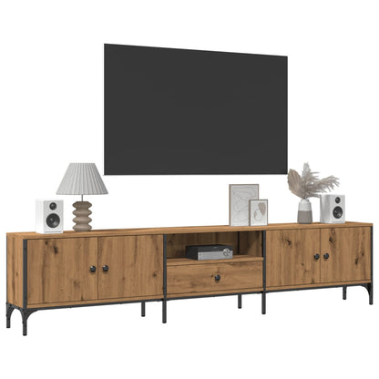 TV-Möbel Artisan Ek TV-Bänk med låda 200x25x44 cm