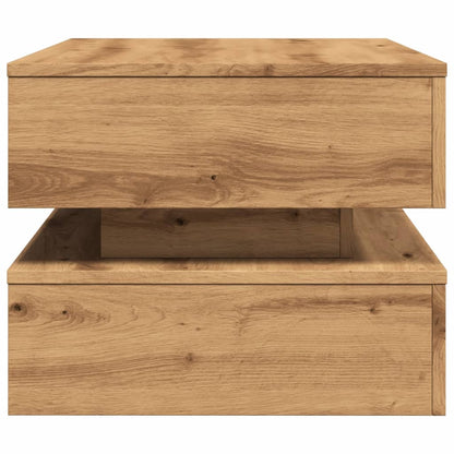 Soffbord Artisan Ek LED Ek 90x50x40 cm