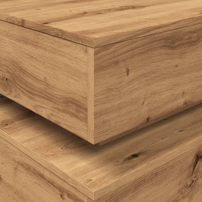 Soffbord Artisan Ek LED Ek 90x50x40 cm