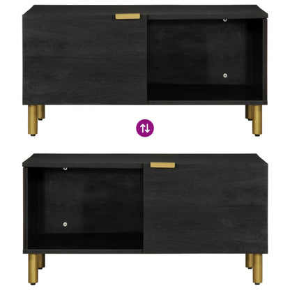 Soffbord Svart 80x50x40 cm