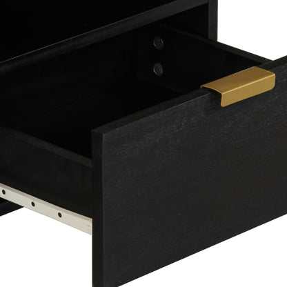 Soffbord Svart 80x54x40 cm