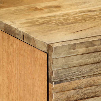 Sängbord Nattduksbord Trä Brun Sängskåp 40x33x46 cm mango i massivt trä