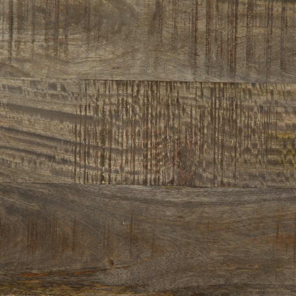 Soffbord Trä ljusgrått 80x50x40 cm massivt Trä mango
