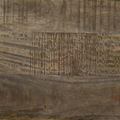 Soffbord Grå ljusgrått 80x50x40 cm massivt Trä mango