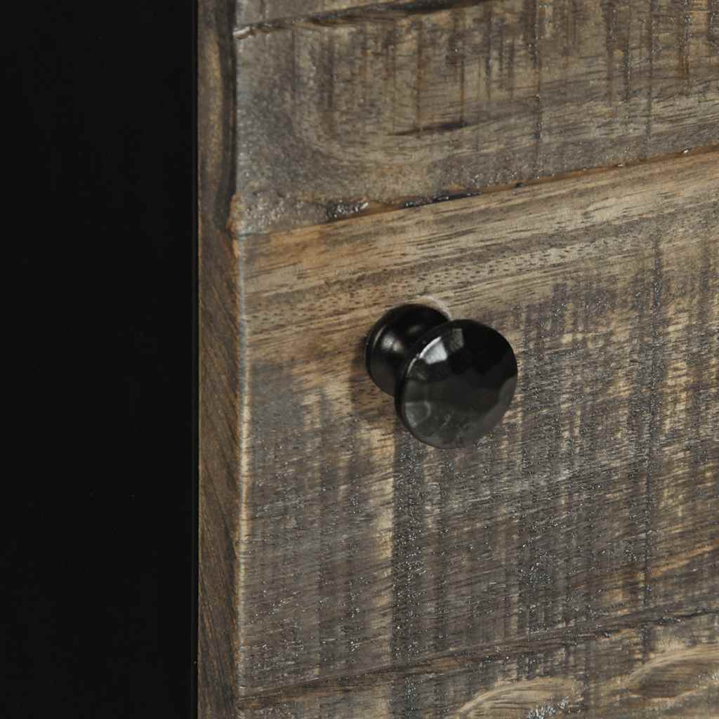 Skåp Trä 40x33x110 cm massivt mangoträ