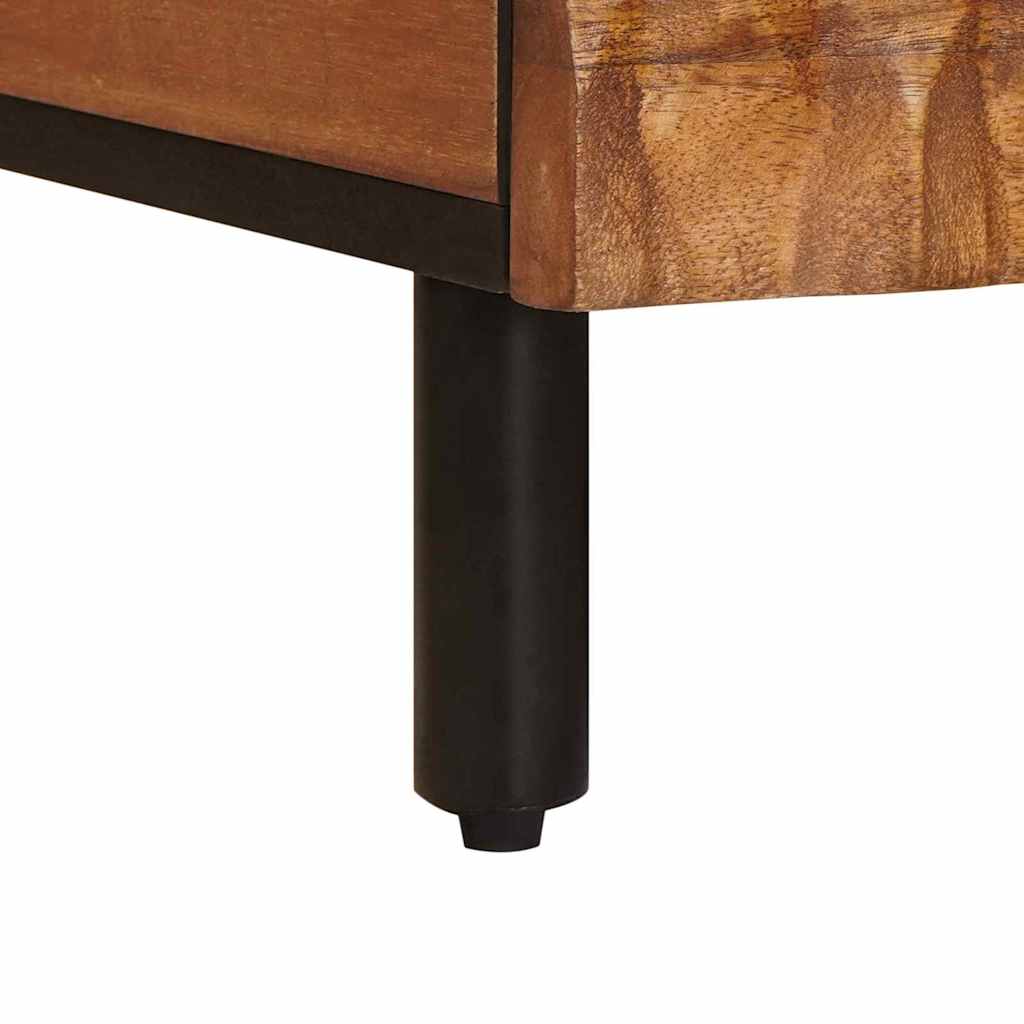 Soffbord Brun med låda 80 x 54 x 40 cm Massivt mangoträ