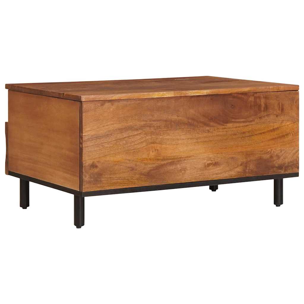 Soffbord Brun med låda 80 x 54 x 40 cm Massivt mangoträ