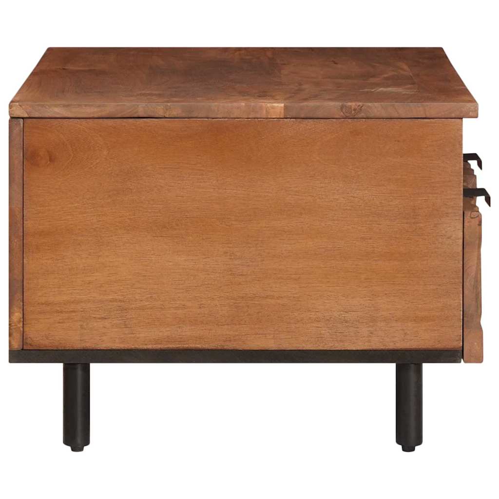 Soffbord Brun med låda 80 x 54 x 40 cm Massivt mangoträ