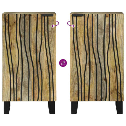 Skåp Brun 40 x 33 x 75 cm massivt mangoträ