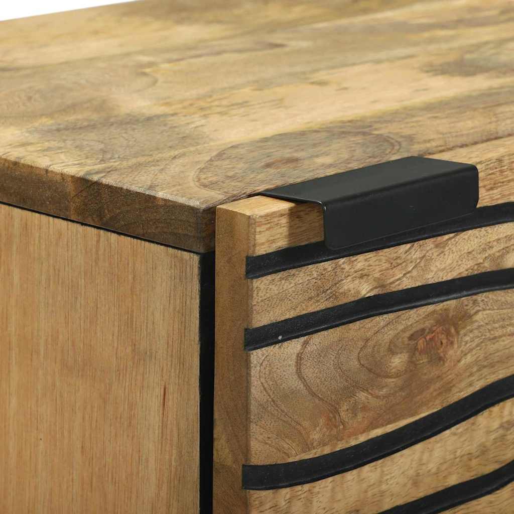 Skåp Trä 40x33.5x110 cm av massivt mangoträ