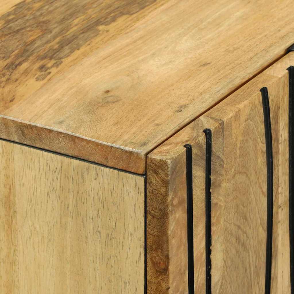 Skåp Trä 60x33.5x100 cm Massivt Mango