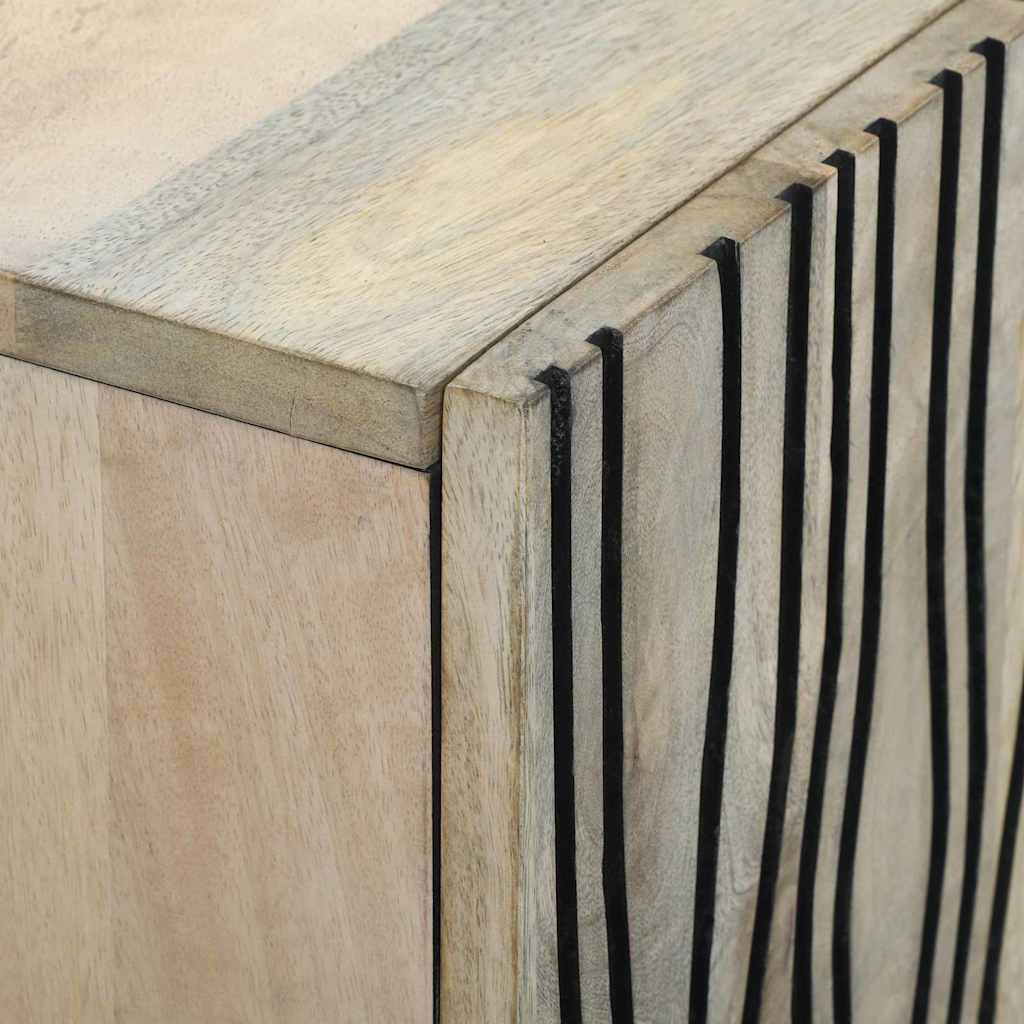 Skåp Vit och Svart 105 x 33.5 x 46 cm