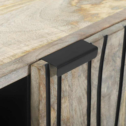 Skåp Vit och Svart 80 x 33 x 46 cm