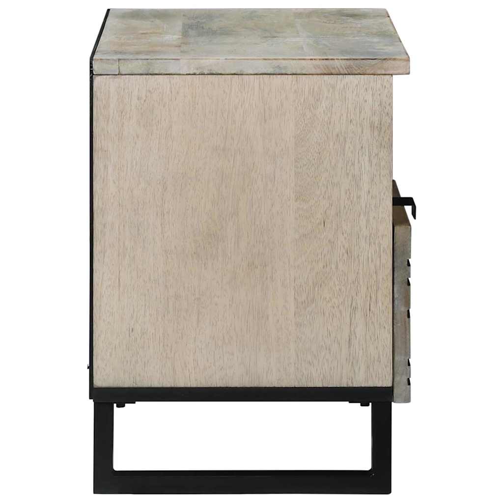 Skåp Vit och Svart 80 x 33 x 46 cm