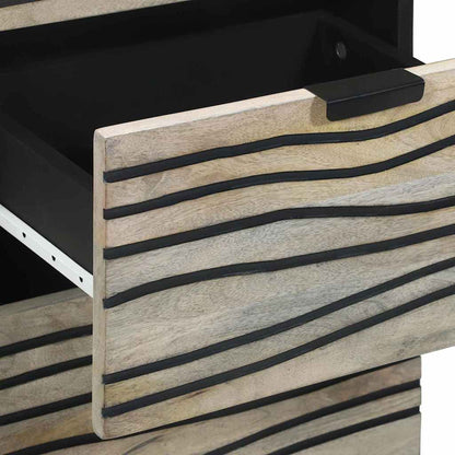 Skåp Vit och Svart 40 x 33.5 x 75 cm