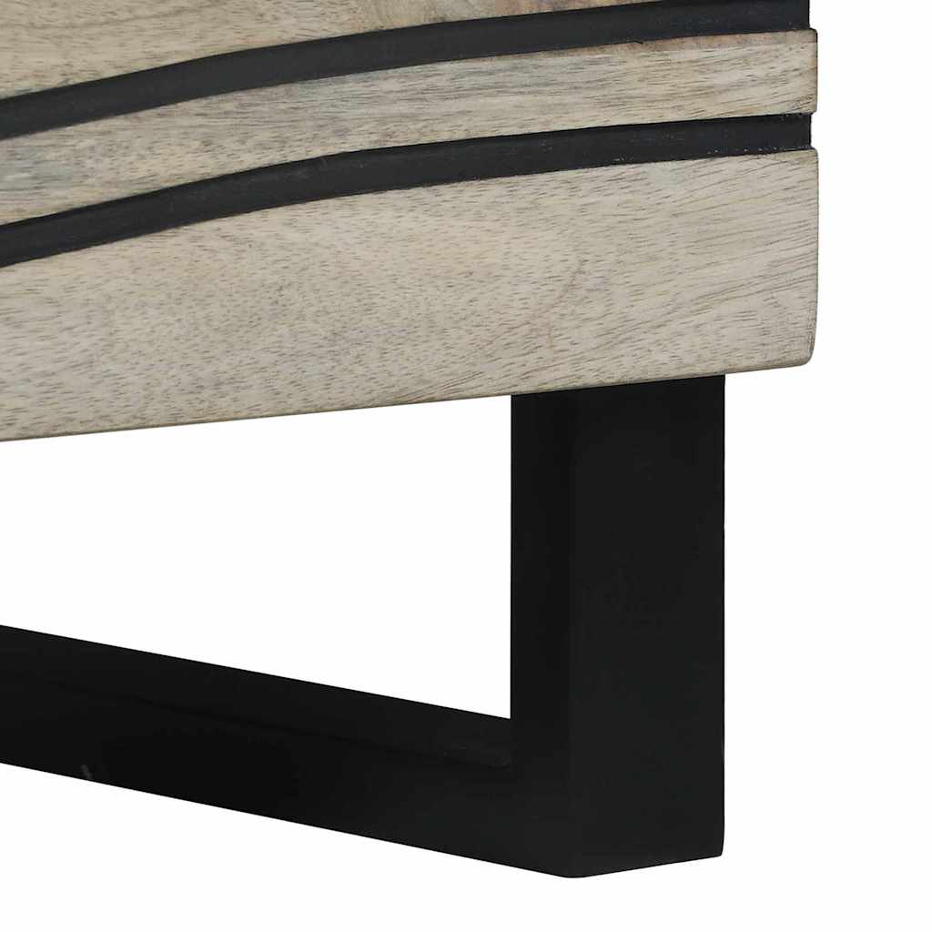 Skåp Vit och Svart 40 x 33.5 x 75 cm