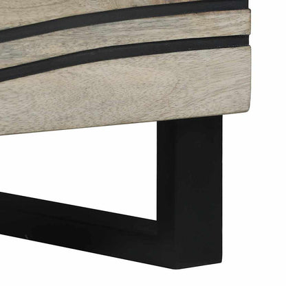 Skåp Vit och Svart 40 x 33.5 x 75 cm