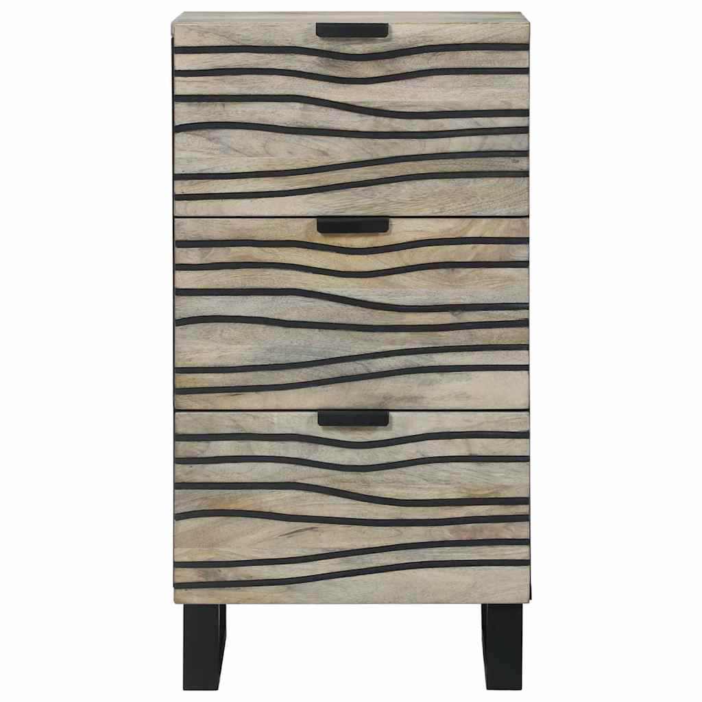 Skåp Vit och Svart 40 x 33.5 x 75 cm