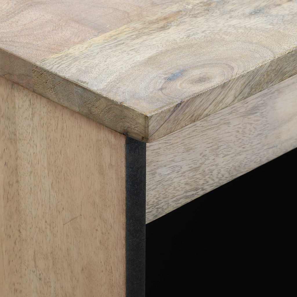 Skåp Vit och Svart 60 x 33.5 x 75 cm