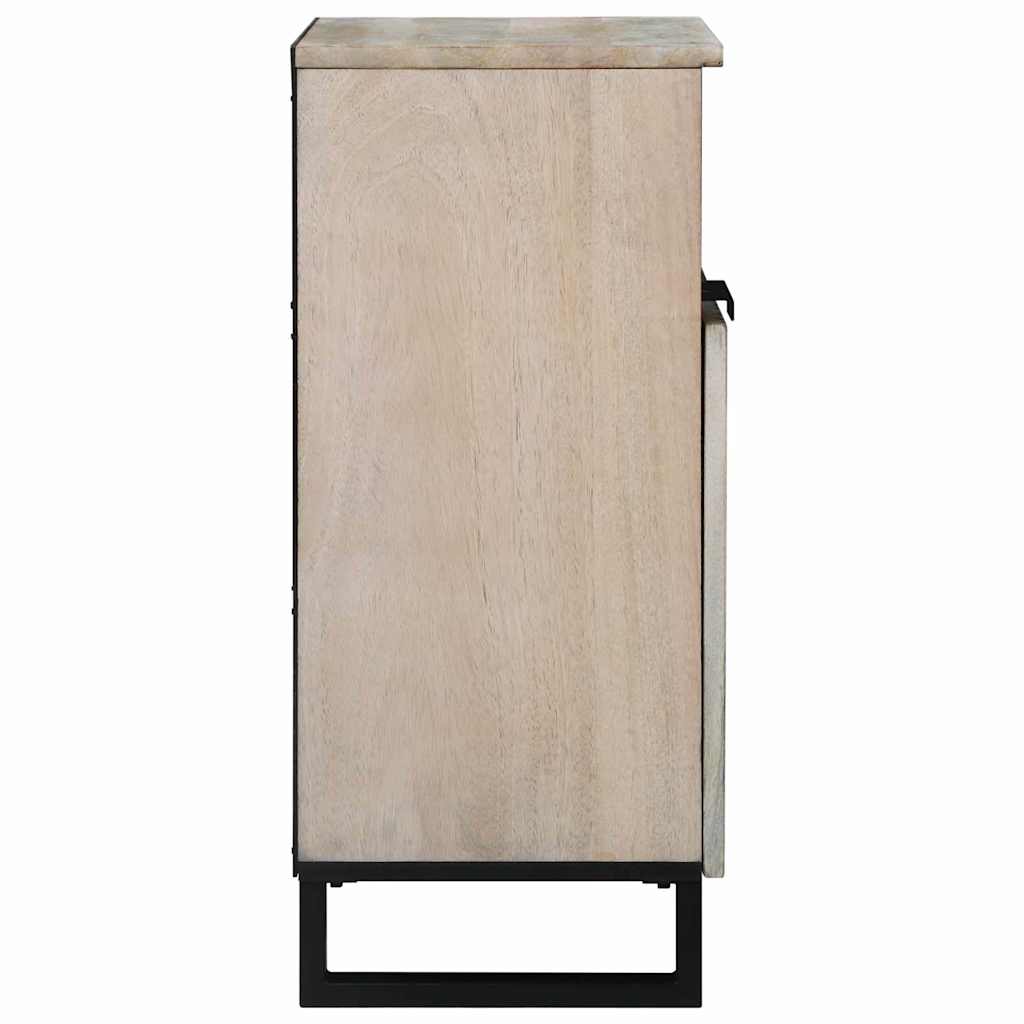 Skåp Vit och Svart 60 x 33.5 x 75 cm