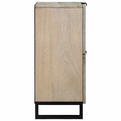 Skåp Vit och Svart 60 x 33.5 x 75 cm