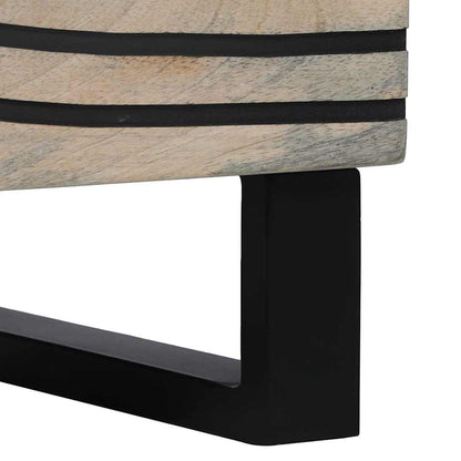 Skåp Vit och Svart 40 x 33,5 x 110 cm