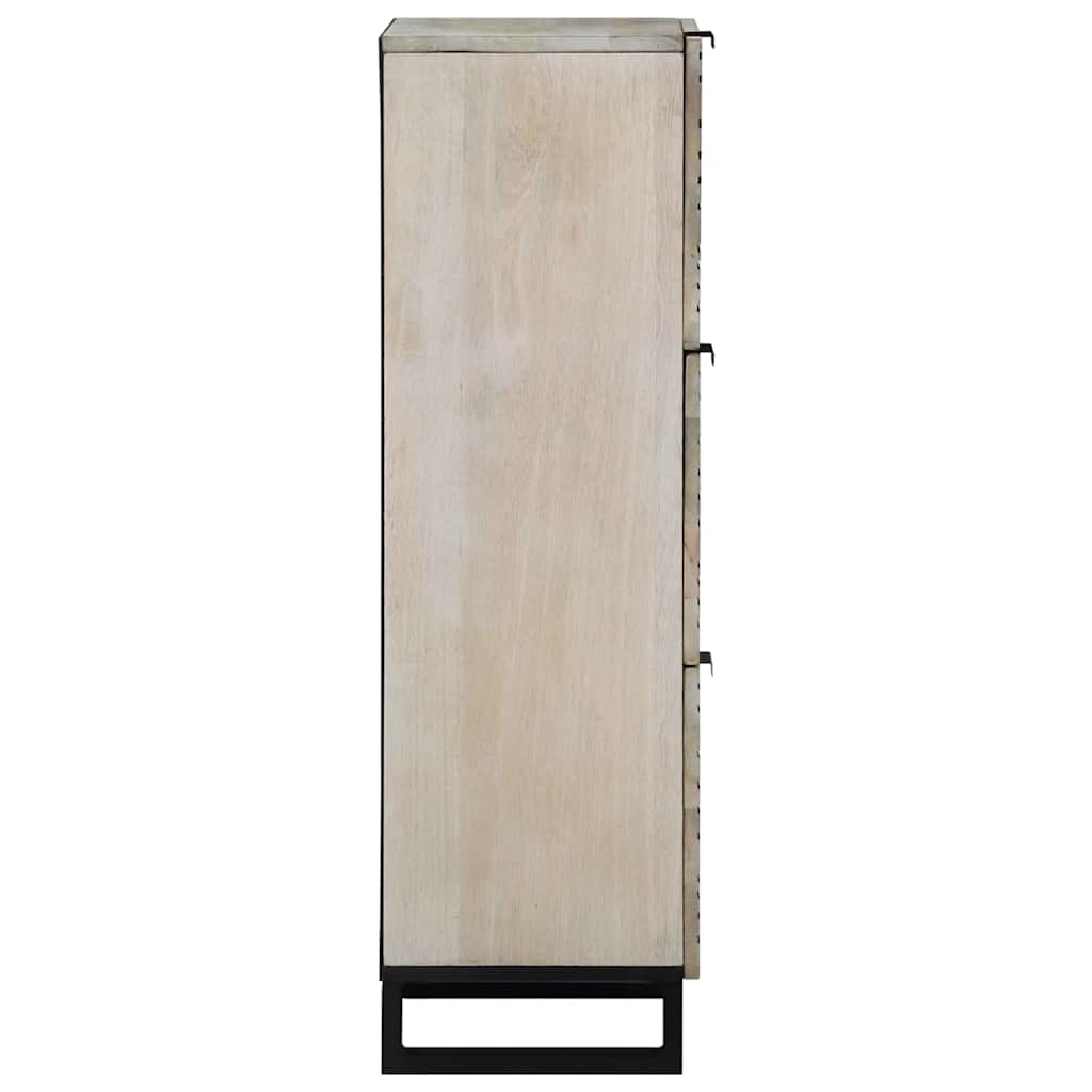 Skåp Vit och Svart 40 x 33,5 x 110 cm