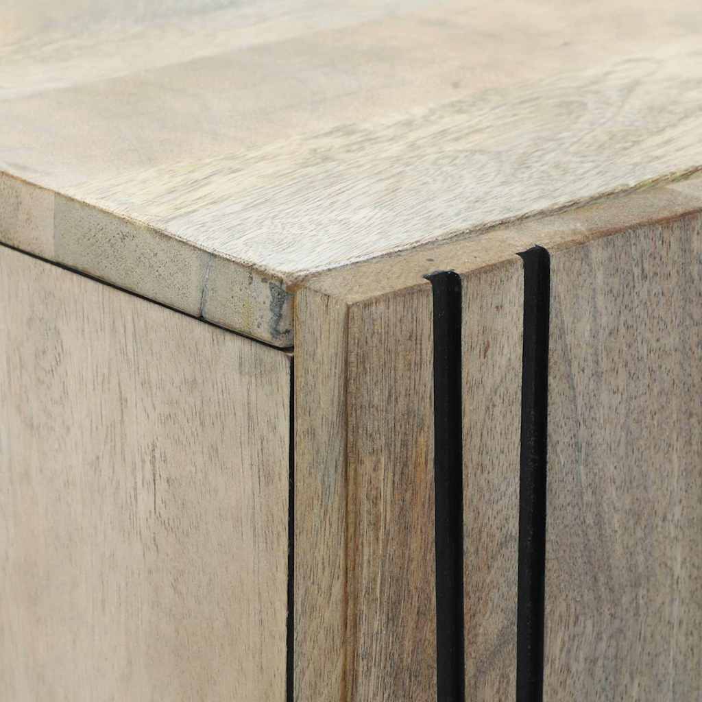 Skåp Vit och Svart 60 x 33.5 x 100 cm