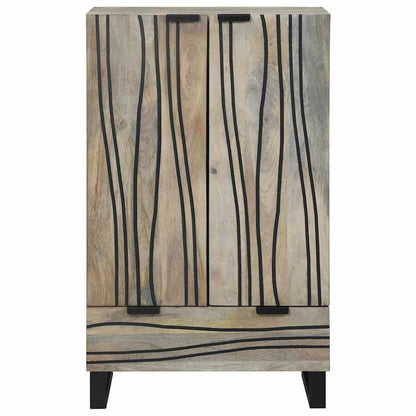 Skåp Vit och Svart 60 x 33.5 x 100 cm